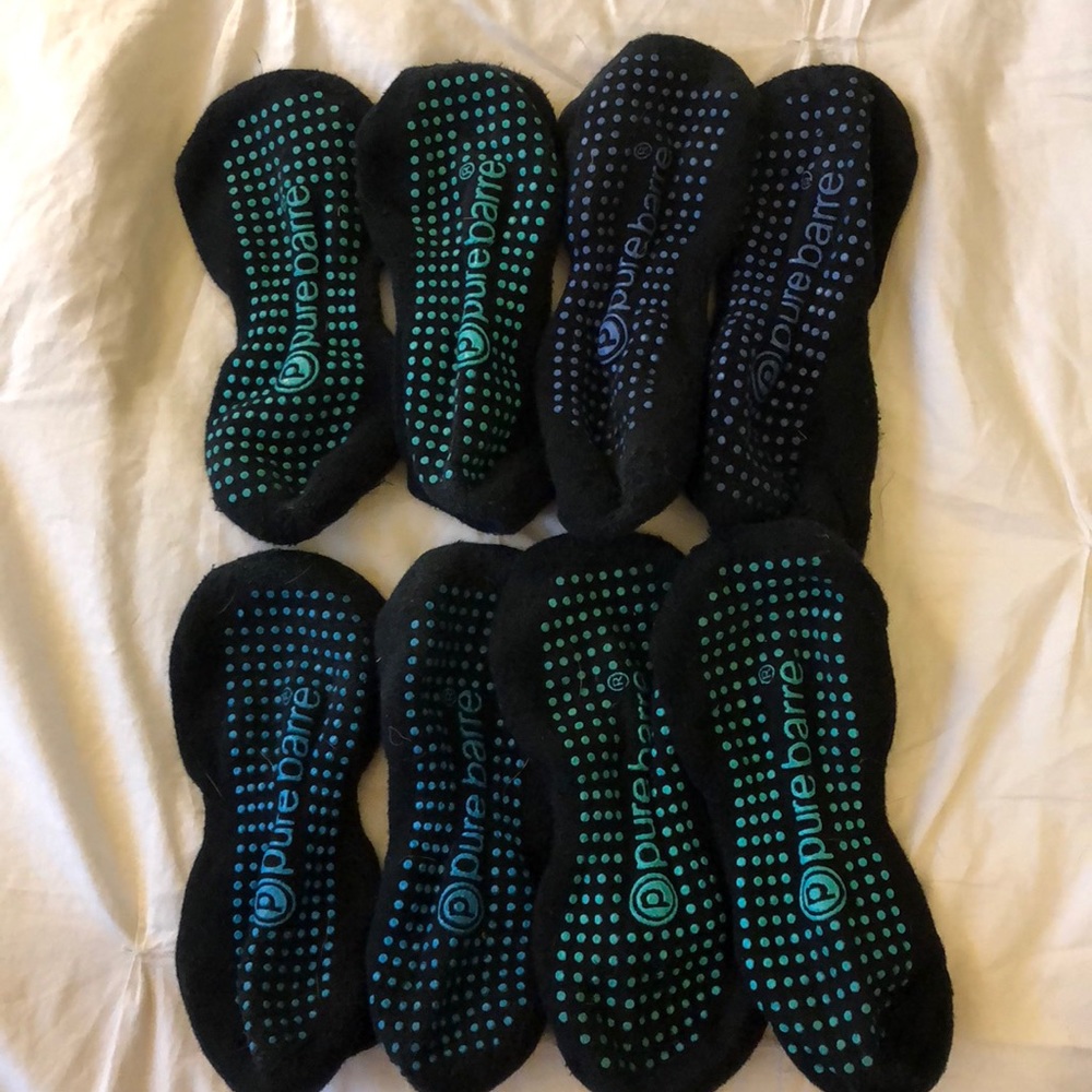 4 Pairs Pure Barre Socks